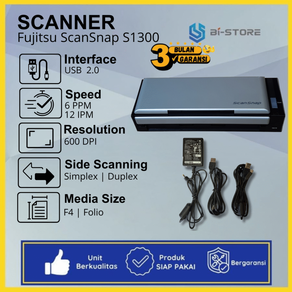 Jual Scanner Dokumen Bergaransi | Dunia Scanner