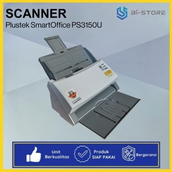 Scanner Folio F4 Plustek PS3150U ADF 100 Lembar Speed 50 PPM Unit Normal Siap Pakai - Gambar 4