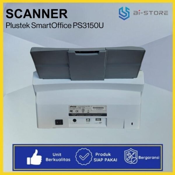 Scanner Folio F4 Plustek PS3150U ADF 100 Lembar Speed 50 PPM Unit Normal Siap Pakai - Gambar 3
