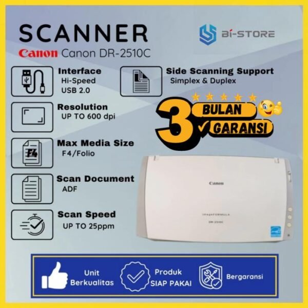 Scanner Folio Dan F4 Canon DR-2510C