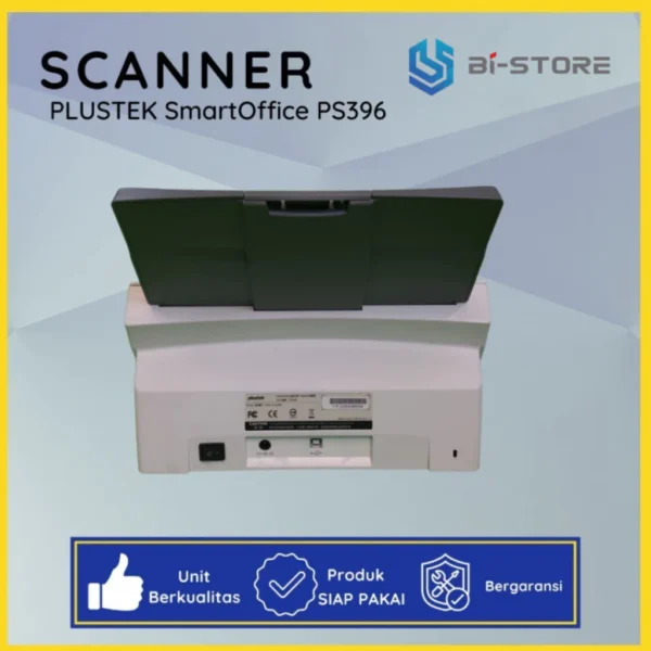 Scanner Plustek SmartOffice PS396 ADF Duplex 60 ipm Resolusi 600dpi Bergaransi - Gambar 4