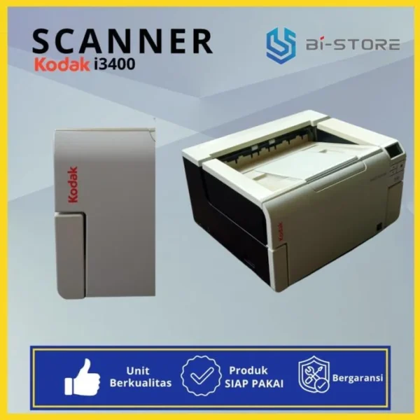 Scanner A3 Kodak i3400 – High Speed Scanner 90 PPM dengan ADF 250 Lembar untuk Volume Tinggi - Gambar 3