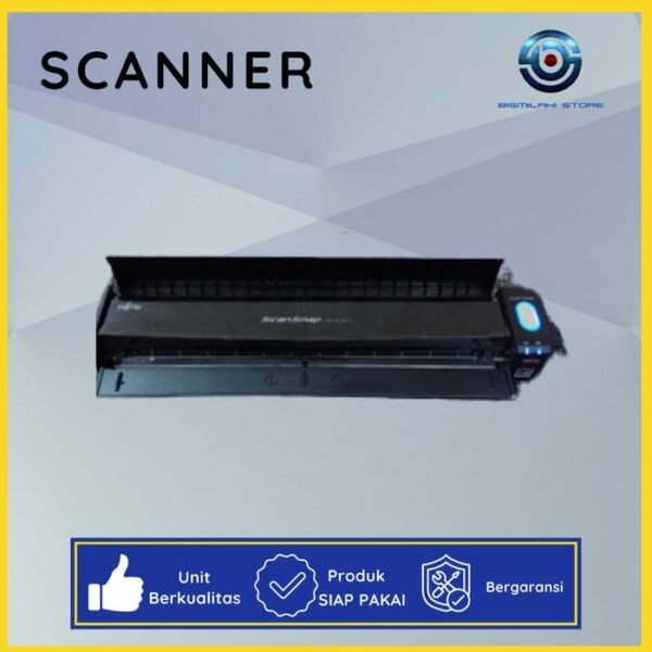 Scanner F4 Portable Fujitsu ScanSnap IX100 dengan Wi-Fi dan baterai rechargeable