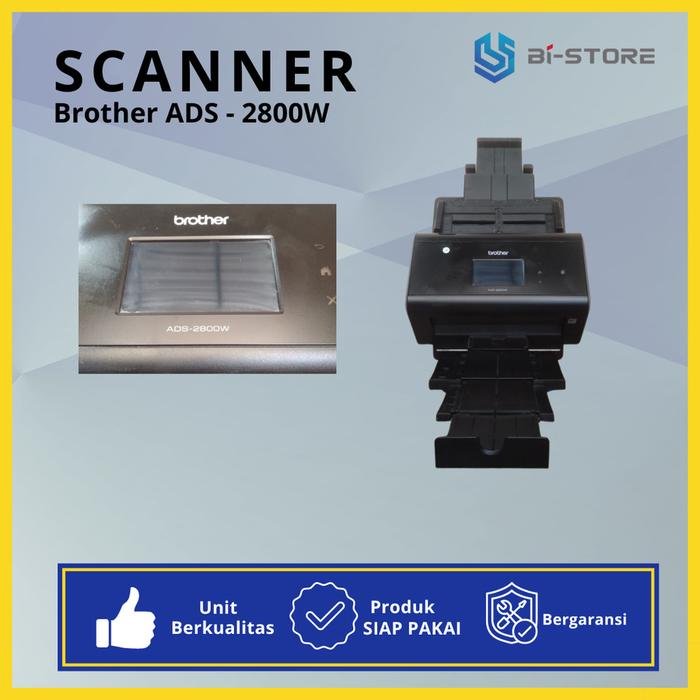 Scanner Folio Brother ADS2800W Bisa Koneksi Wifi Touch Screen Siap Pakai Bergaransi - Gambar 3