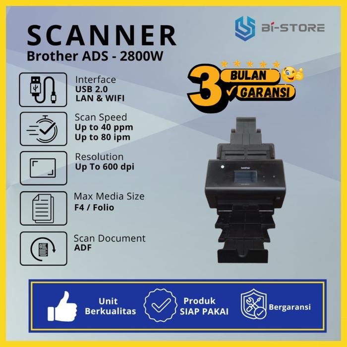 scanner f4 brother ads-2800w