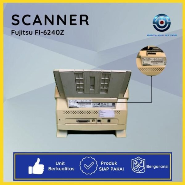 Scanner Fujitsu fi-6240Z ADF F4 | Kecepatan 60 ppm Bergaransi - Gambar 5