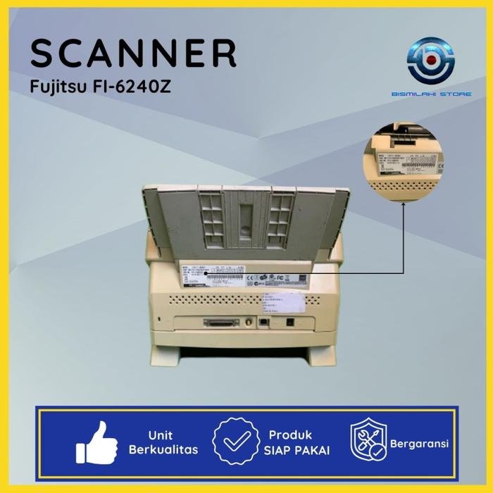 Scanner Fujitsu fi-6240Z ADF F4 | Kecepatan 60 ppm Bergaransi - Gambar 5