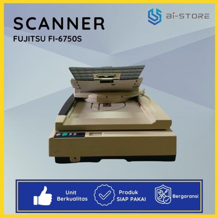 Scanner A3 Fujitsu Fi-6750S – Scanner Flatbed + ADF untuk Dokumen Volume Besar - Second bergaransi - Gambar 5
