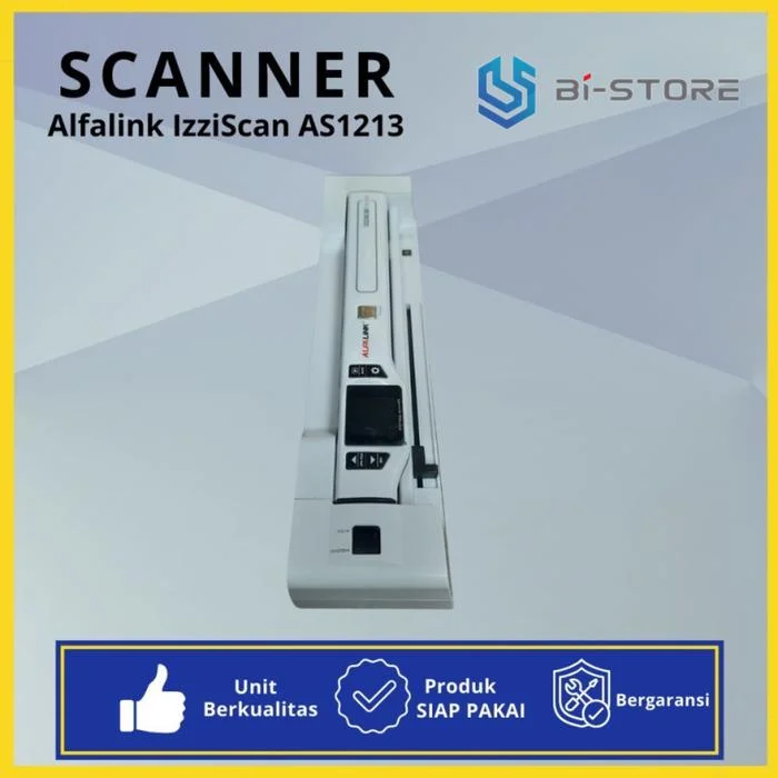Scanner Portable Alfalink IzziScan AS1213 – Scanner Cepat, Ringkas, dan Praktis Lengkap dengan docking - Gambar 5