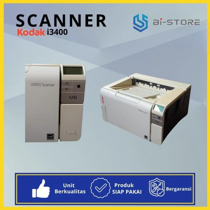 Scanner A3 Kodak i3400 – High Speed Scanner 90 PPM dengan ADF 250 Lembar untuk Volume Tinggi - Gambar 2