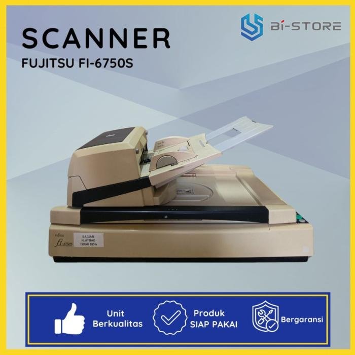 Scanner A3 Fujitsu Fi-6750S – Scanner Flatbed + ADF untuk Dokumen Volume Besar - Second bergaransi - Gambar 4