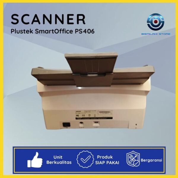 Scanner F4 Plustek Smart Office PS406 Hanya Bisa Scan Simplex Hingga 40 PPM - Gambar 2
