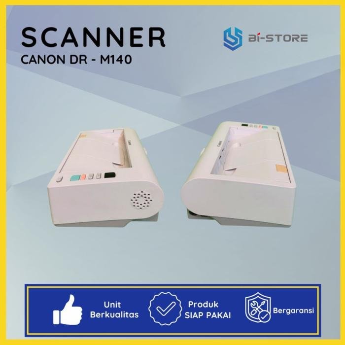 Scanner F4 Canon DR-M140 dengan ADF 50 lembar dan kecepatan 40 ppm