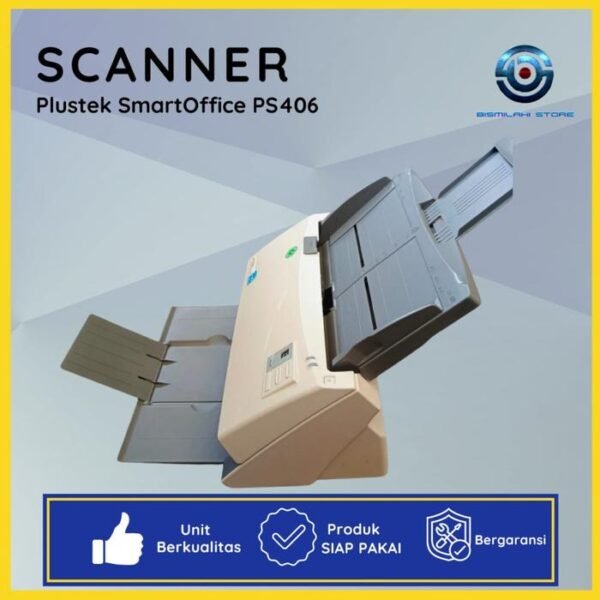 Scanner F4 Plustek Smart Office PS406 Hanya Bisa Scan Simplex Hingga 40 PPM - Gambar 4