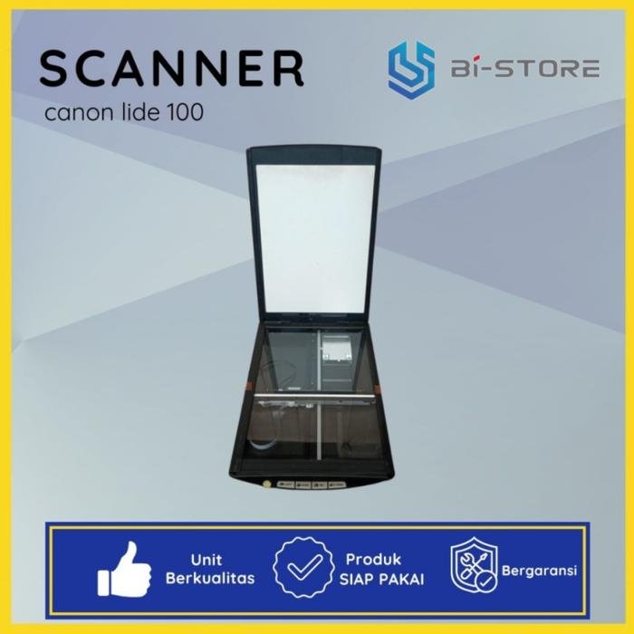 Canon CanoScan LiDE 100 flatbed scanner A4 tipis dan praktis