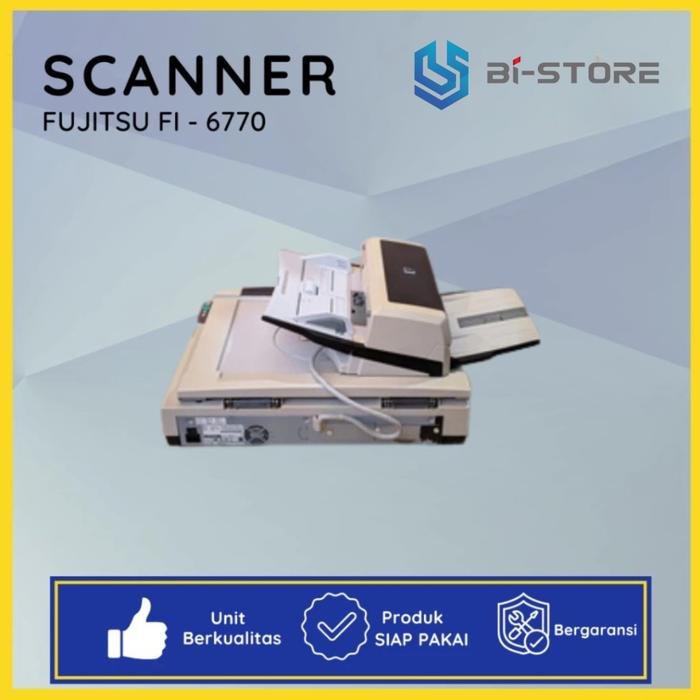 Scanner A3 Fujitsu Fi-6770 – Scanner Dokumen ADF Duplex Cepat dan Handal untuk Volume Tinggi - Gambar 4