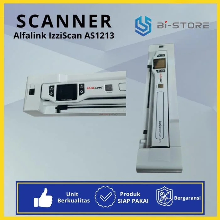 Scanner Portable Alfalink IzziScan AS1213 – Scanner Cepat, Ringkas, dan Praktis Lengkap dengan docking - Gambar 3