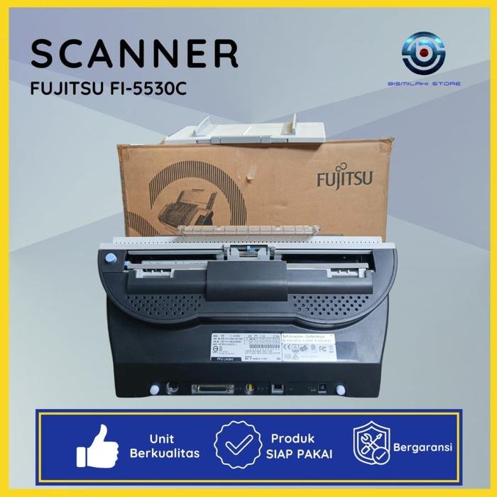 Scanner A3 Fujitsu FI-5530C2 dengan kecepatan 50 ppm dan ADF 100 lembar