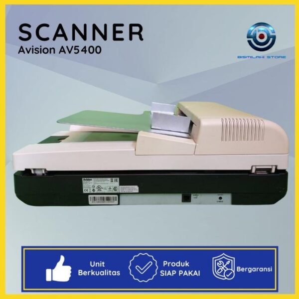 Avision AV5400 Scanner A3 – Flatbed dan ADF 150 Lembar, 50 ppm Resolusi Tinggi - Gambar 2