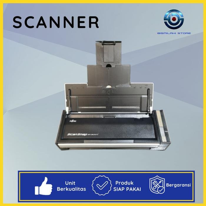 Scanner Portable Folio Fujitsu ScanSnap S1300i dengan ADF 10 lembar dan duplex scanning