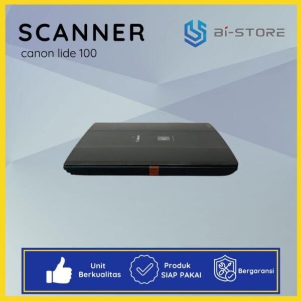 Canon CanoScan LiDE 100 flatbed scanner A4 tipis dan praktis