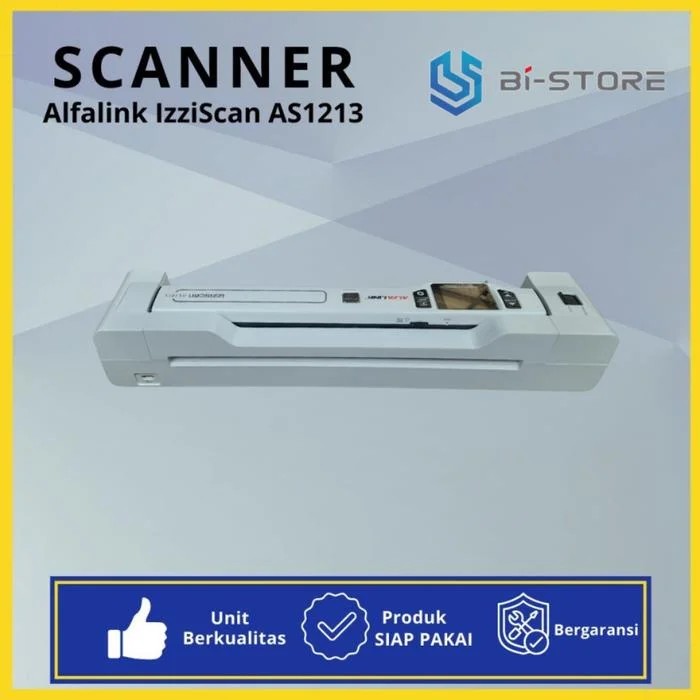 Scanner Portable Alfalink IzziScan AS1213 – Scanner Cepat, Ringkas, dan Praktis Lengkap dengan docking - Gambar 2