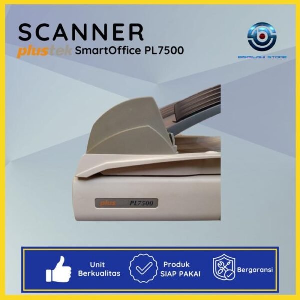 Scanner Plustek SmartOffice PL-7500 Second | ADF 100 Lembar, High Speed + Garansi - Gambar 3