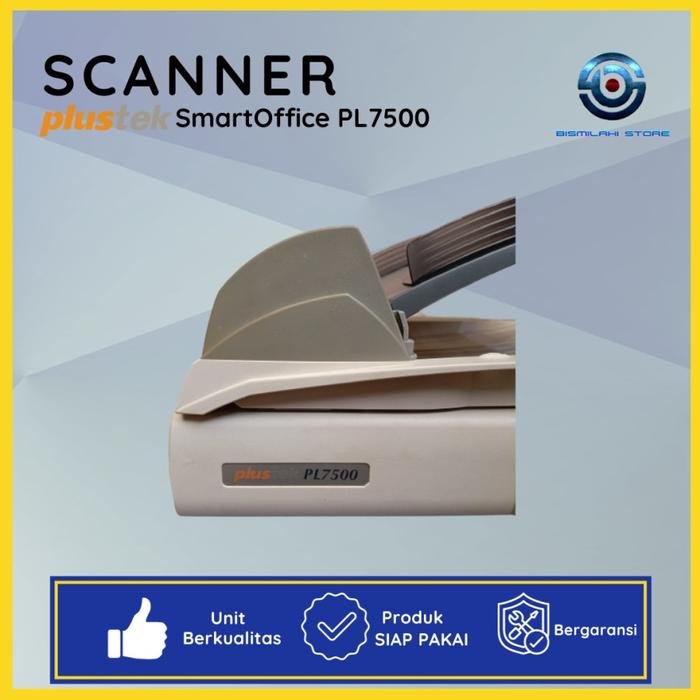 Scanner Plustek SmartOffice PL-7500 Second | ADF 100 Lembar, High Speed + Garansi - Gambar 3