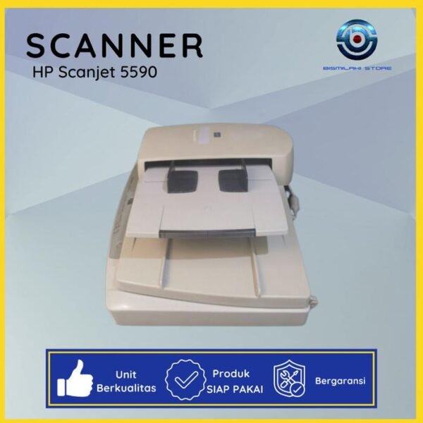 HP Scanjet 5590 – Scanner Flatbed + ADF, Bisa Scan Folio F4, Siap Pakai - Gambar 3