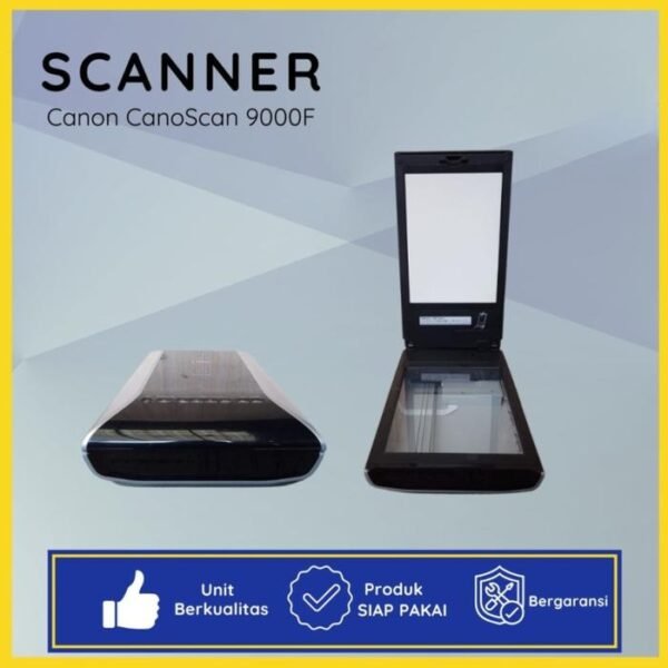 Scanner Canon CanoScan 9000F dengan resolusi 9600 dpi untuk foto, film, dan dokumen