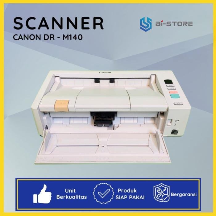 Scanner F4 Canon DR-M140 dengan ADF 50 lembar dan kecepatan 40 ppm