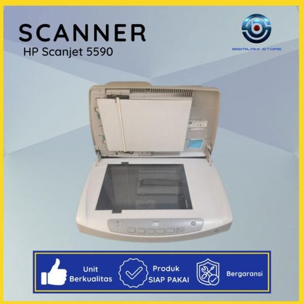 HP Scanjet 5590 – Scanner Flatbed + ADF, Bisa Scan Folio F4, Siap Pakai - Gambar 4