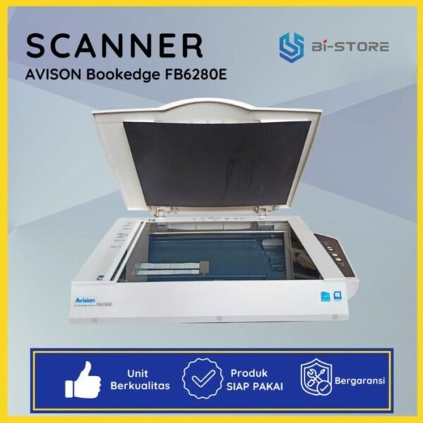 Scanner A3 Avision FB6280E – Scanner Flatbed untuk Buku Tebal & Dokumen Besar - Bergaransi - Gambar 3