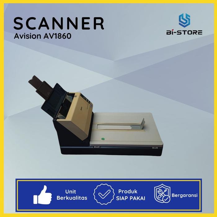 Scanner F4 Avision AV1860 – Unit Normal dengan Dukungan Scan Hingga Folio/F4 - Gambar 2