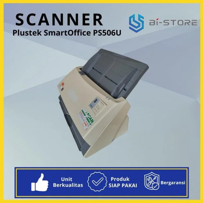 Scanner F4 Plustek Smart Office PS506U – Scanner Dokumen ADF Duplex Cepat untuk Kantor & Bisnis - Gambar 3