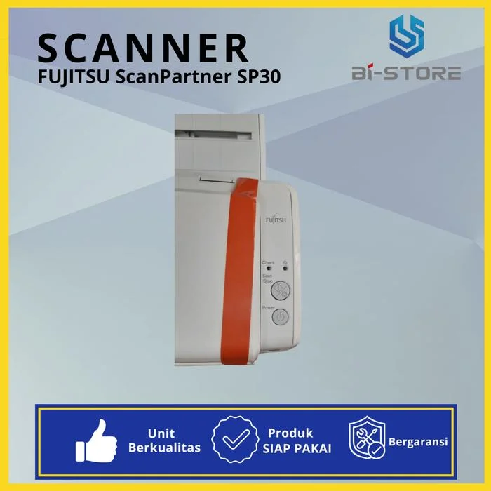 Scanner F4 Fujitsu ScanPartner SP30 – Scanner Dokumen ADF Duplex Cepat & Ringkas untuk Kantor - Gambar 5