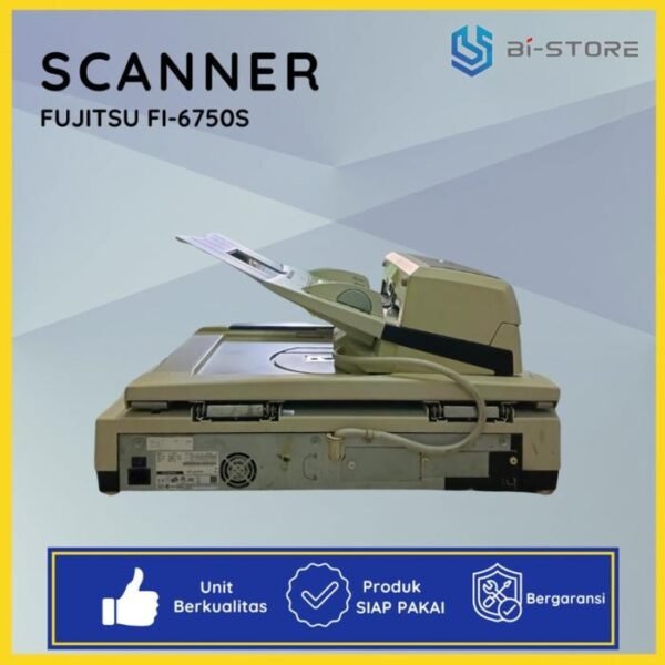 Scanner A3 Fujitsu Fi-6750S – Scanner Flatbed + ADF untuk Dokumen Volume Besar - Second bergaransi - Gambar 2