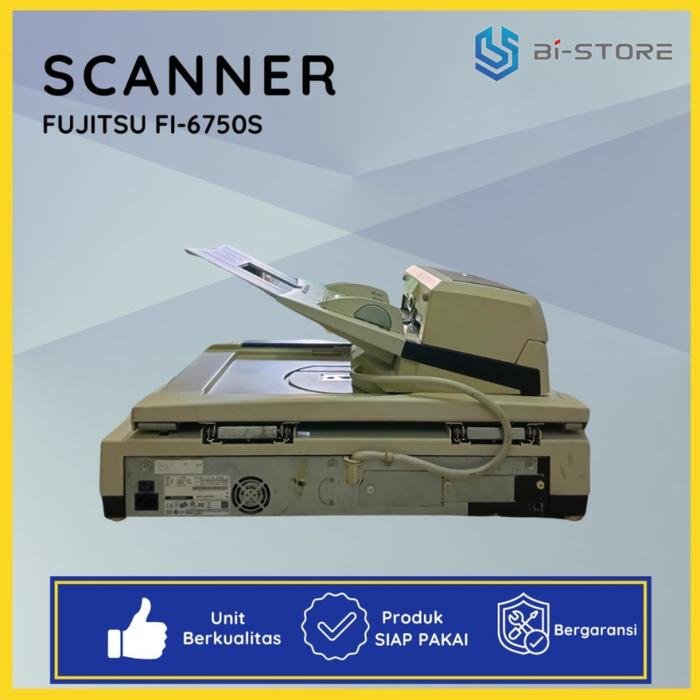 Scanner A3 Fujitsu Fi-6750S – Scanner Flatbed + ADF untuk Dokumen Volume Besar - Second bergaransi - Gambar 2