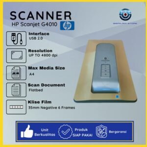 Scanner HP Scanjet G4010 Flatbed Klise Negatif 35mm
