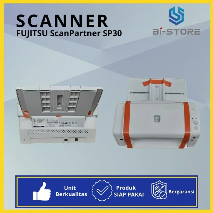Scanner F4 Fujitsu ScanPartner SP30 – Scanner Dokumen ADF Duplex Cepat & Ringkas untuk Kantor - Gambar 4