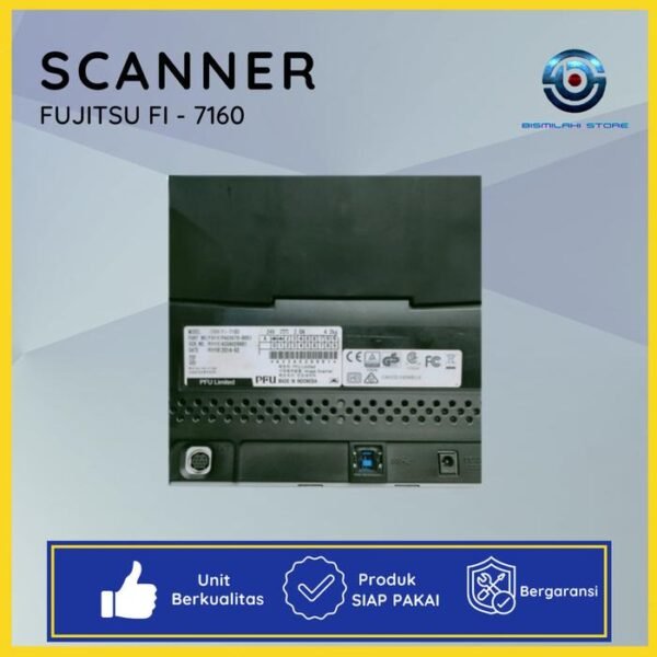 Scanner Fujitsu FI-7160 Scan Hingga 60 Lembar Permenit Siap Pakai - Gambar 2