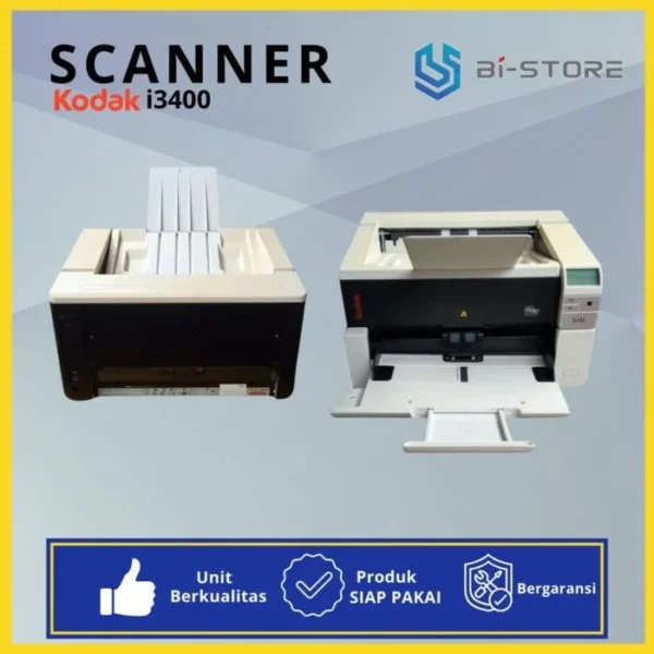 Scanner A3 Kodak i3400 – High Speed Scanner 90 PPM dengan ADF 250 Lembar untuk Volume Tinggi - Gambar 4