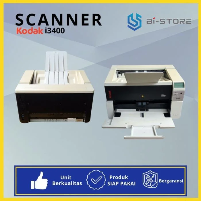 Scanner A3 Kodak i3400 – High Speed Scanner 90 PPM dengan ADF 250 Lembar untuk Volume Tinggi - Gambar 4