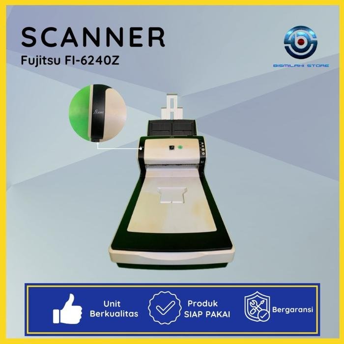 Scanner Fujitsu fi-6240Z ADF F4 | Kecepatan 60 ppm Bergaransi - Gambar 2