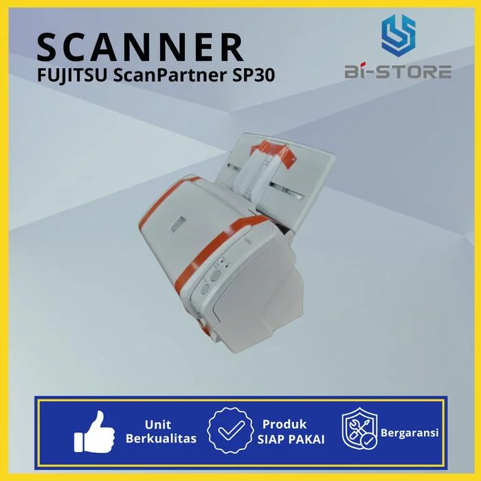 Scanner F4 Fujitsu ScanPartner SP30 – Scanner Dokumen ADF Duplex Cepat & Ringkas untuk Kantor - Gambar 2