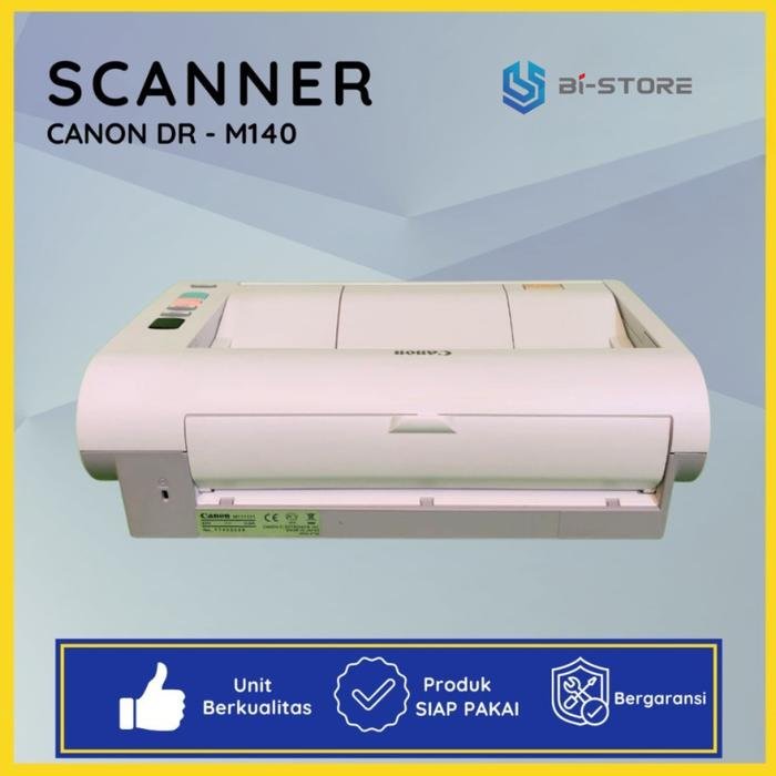Scanner F4 Canon DR-M140 dengan ADF 50 lembar dan kecepatan 40 ppm