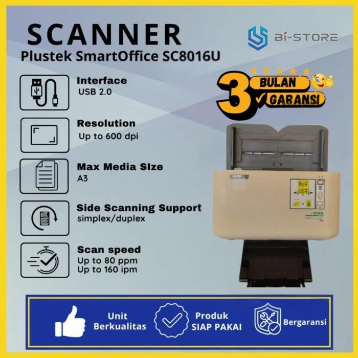 scanner dokumen a3 plustek