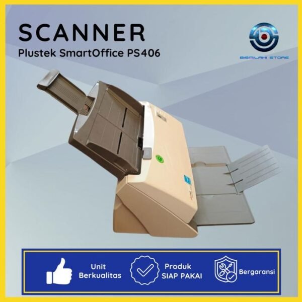 Scanner F4 Plustek Smart Office PS406 Hanya Bisa Scan Simplex Hingga 40 PPM - Gambar 3
