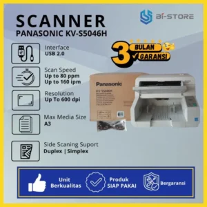 Scanner A3 Panasonic KV-S5046H High Speed – Unit Baru Error F31 untuk Sparepart