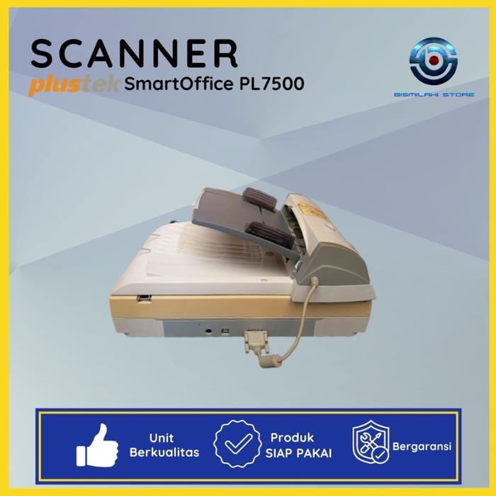 Scanner Plustek SmartOffice PL-7500 Second | ADF 100 Lembar, High Speed + Garansi - Gambar 2
